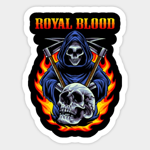 ROYAL BLOOD BAND Sticker by Kiecx Art